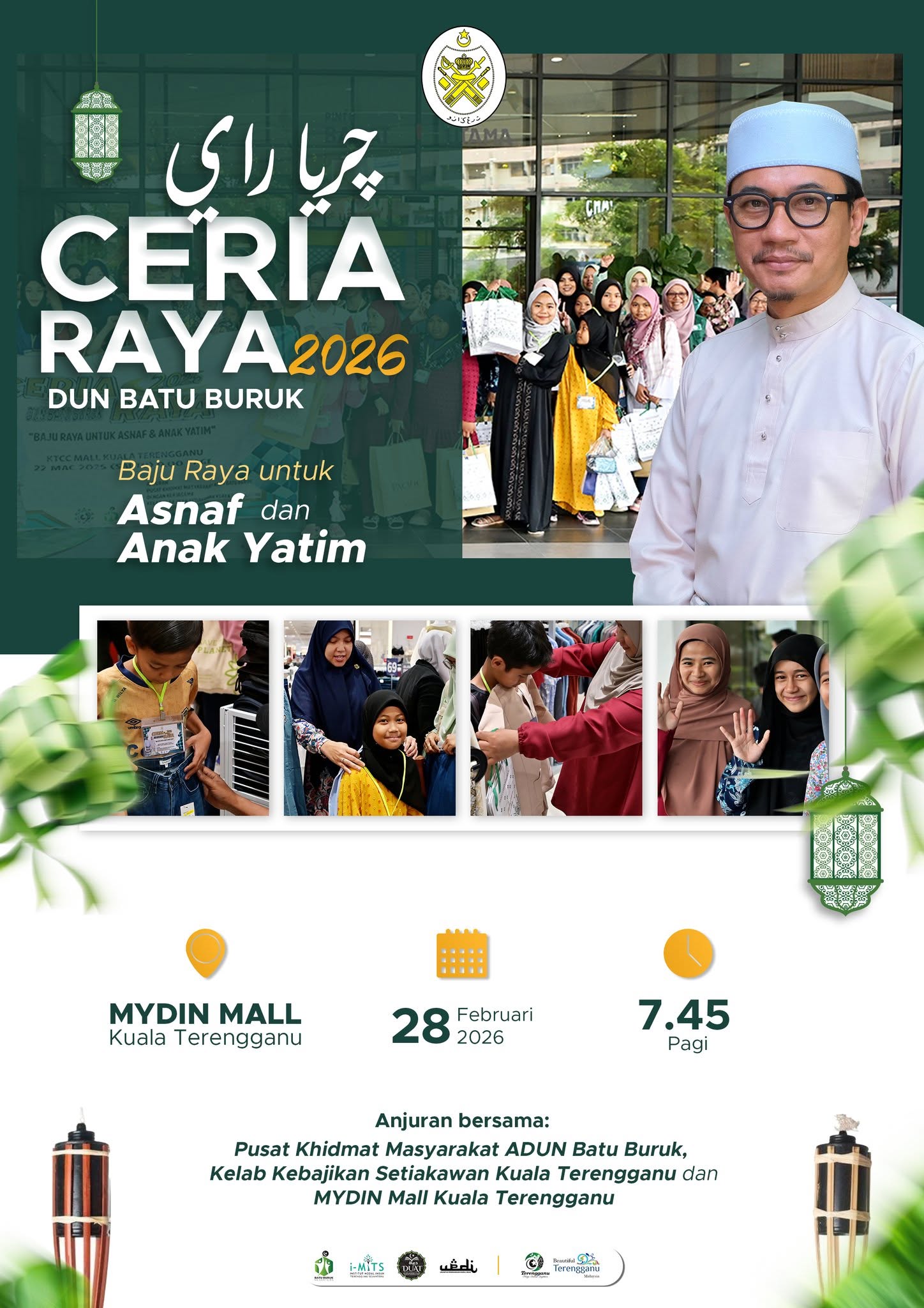 Ceria Raya 2026: Baju Raya Untuk Asnaf Dan Anak Yatim