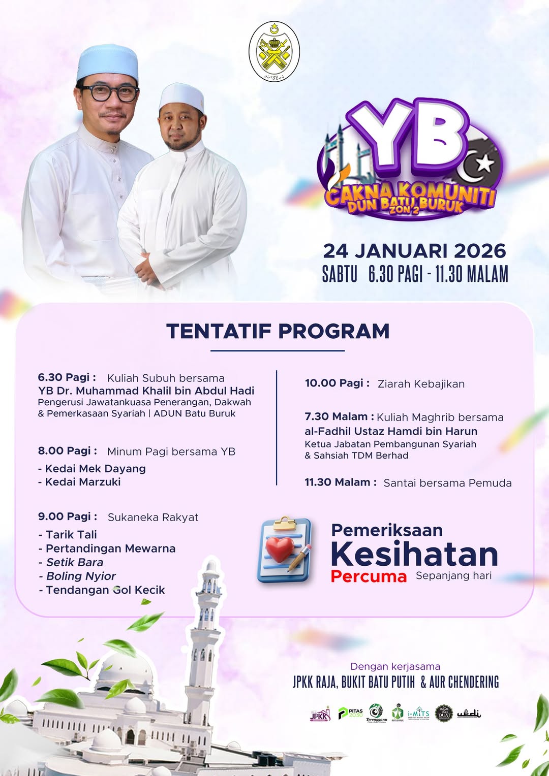 YB Cakna Komuniti DUN Batu Buruk Zon 2